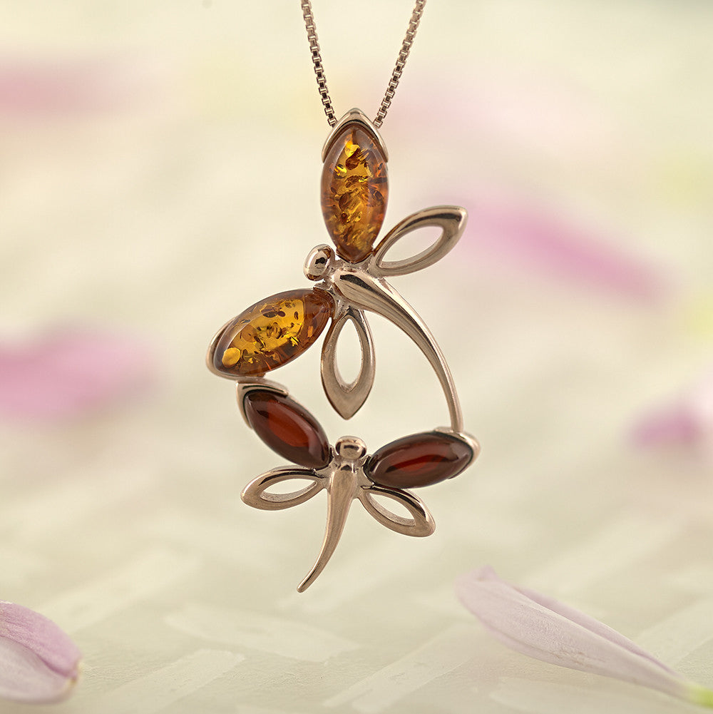 Dragonfly Fire Pendant - SP2375