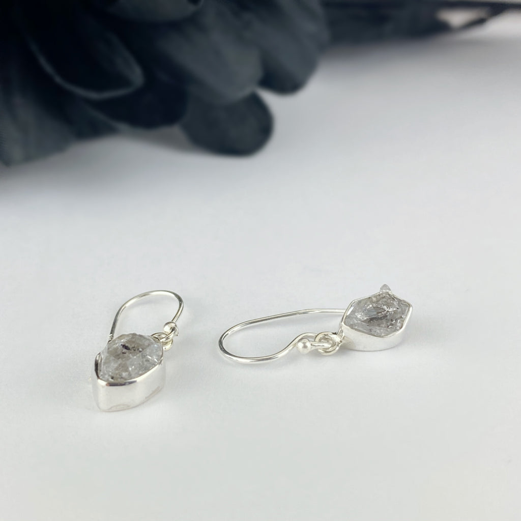 Frosted Diamond Earrings - VE408