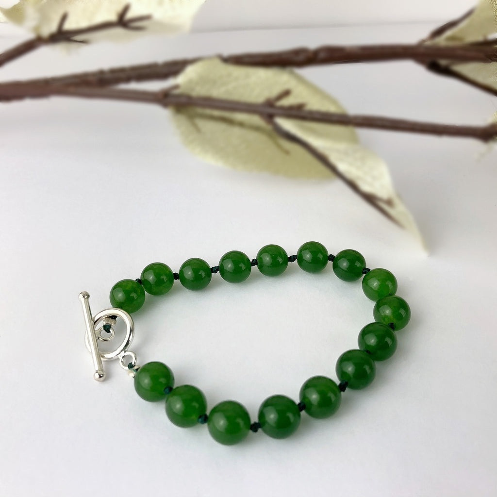 Green Aventurine Bead Bracelet -VBRC211
