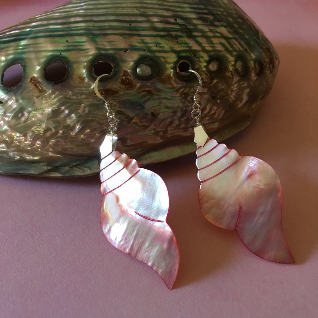 Mother of Pearl Shell Earrings - VE122