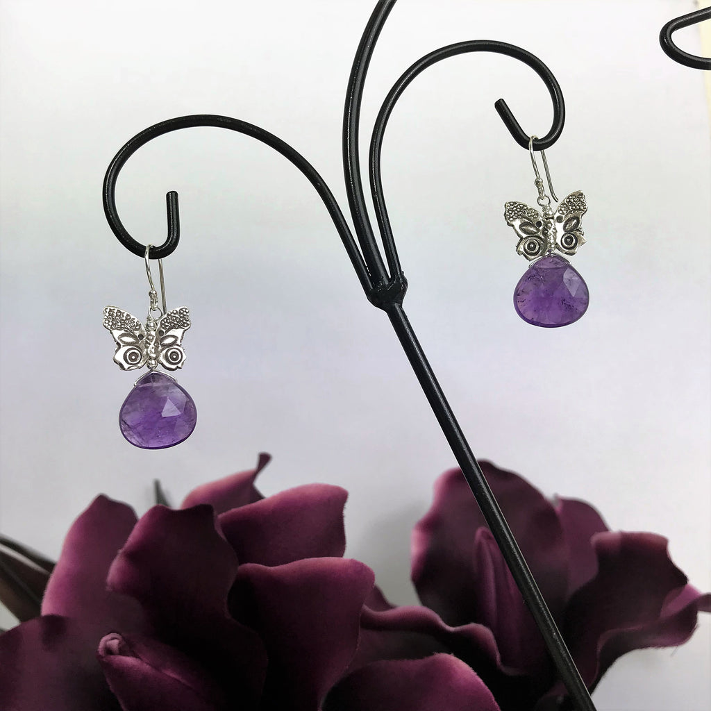 Paradise Purple Earrings - VE375